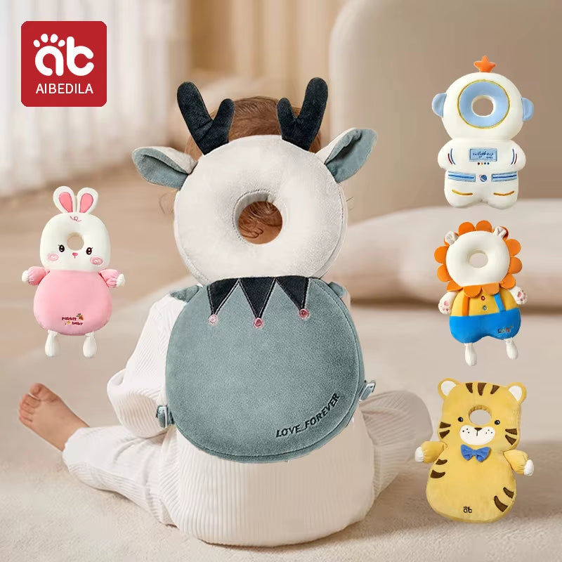 Baby Head Protector Safety Pad Cushion Back Prevent Injured Elf Lion1-3T Toddler Security Pillows Protective Headgear