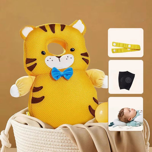 Baby Head Protector Safety Pad Cushion Back Prevent Injured Elf Lion1-3T Toddler Security Pillows Protective Headgear